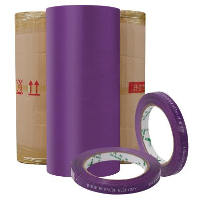 Cina Con logo viola BOPP stampato Jumbo Roll in vendita