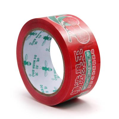 China BOPP Sticky Roll Shipping Tape With Logo Use For Packing Cartons 100y/200y for sale