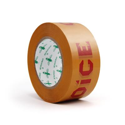 China High Quality Printed Clear Fragile Plastic Bopp Packing Tape en venta