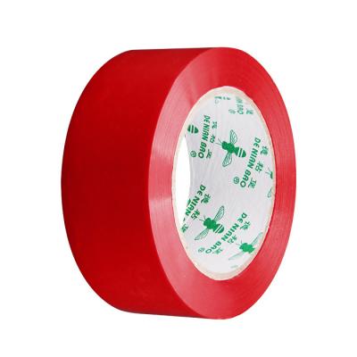 China Bright Red 100y/200y/1000y Customized Logo Printing Color Tape For Packing for sale