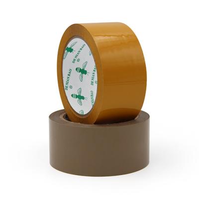 China Brown BOPP Parcel Packing Tape For Sealing Shipping Wrapping Carton Box for sale