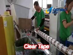 bopp clear tape transparent acrylic adhesive 1.8 mil