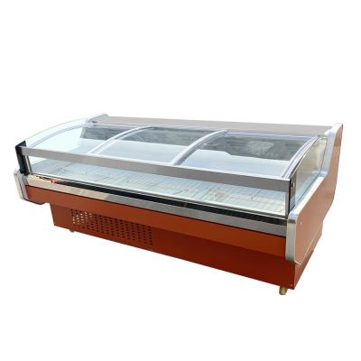 China Customizable Single-temperature Color Meat Display Fridge Deli Display Fridge for sale