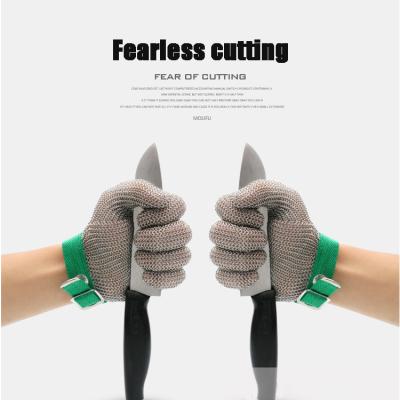 China General Purpose Metal Cut Heavy Duty Stainless Steel Anti-Cut Butcher Wire Mesh Safety Work Glove Heavy Duty Metal Gloves for sale