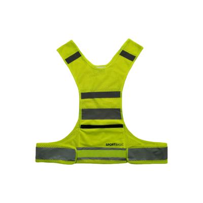 China Water Proof Safety Vest Visibility Working Cycling Adjustable Reflective Led Vest for sale