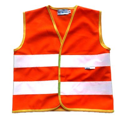 China Water Resistant Kids Safety EN 1150 High Visibility Child Safety Vest Uniform Surveyor Safety Vest Breathable Kids Reflective Vest for sale