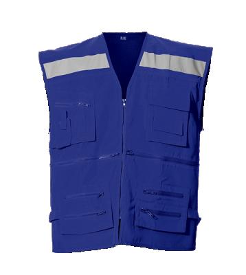 China Cotton ROAD GEOLOGIST VEST WITH KNIT REFLECTIVE TAPE Seguridad High Visibility Industrial Work Wear for sale