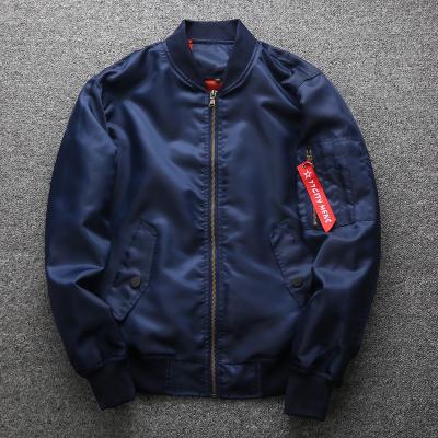 China OEM Logo Men MA1 Pilot Jacket Custom Bomber Jacket Men Custom Made Bomber Jacket Plus Size for sale