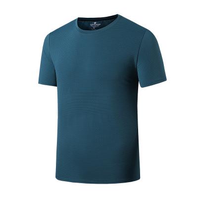 China Anti-Wrinkle Summer Casual Solid Short Sleeve Comfy Breathable Elastic T Shirt For Men Plus Size 7xl 8xl for sale