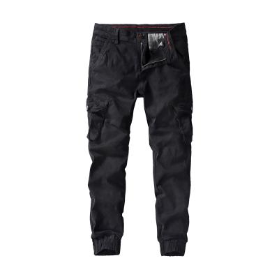 China Wholesale Viable Tactical Fall Casual Multi Pocket Solid Men's Trousers Sweatpants Cargo Pants for sale