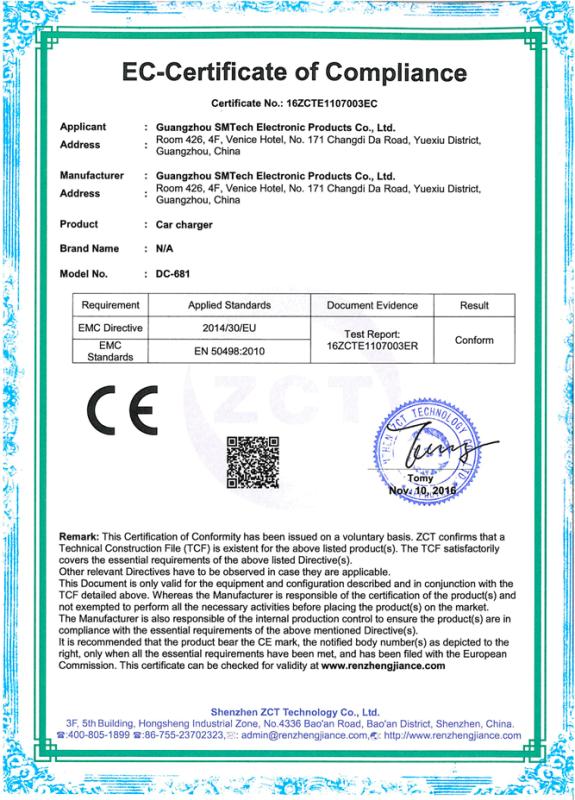 CE - Anhui Laiens Technology Co., Ltd.