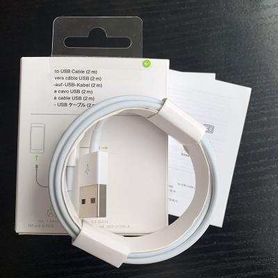 China Fast Charging Speed ​​With Original Box Foxconn Usb Cable Good Chip Data Cable Fast Charging 2m/6ft Cable For iPhone 11 Pro Max XR 6s X 8 x 7 for sale