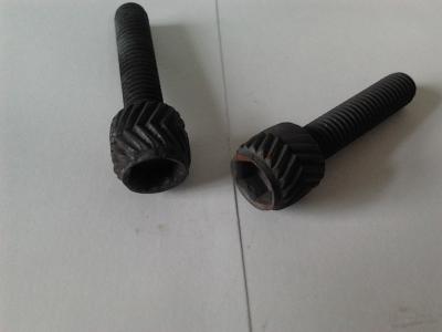 China fillister hex socket knurled head screw automotive fasteners for sale