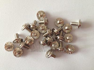 China M3-6 phillips pan head fixed serrated washer head special machine screws for sale