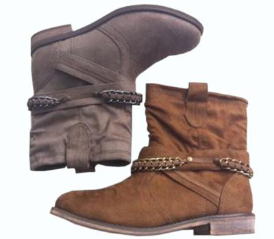 China 2colors Clearance Anti-Slip Microfiber Boots Women for sale