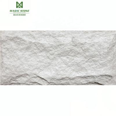 China Modernartisitc MS Factory Price Mountain Grain Panel Slate White Light Color Flexible Stone Veneer for sale