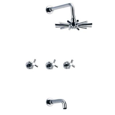 China Modern triple handles concealed shower mixer 109110 for sale