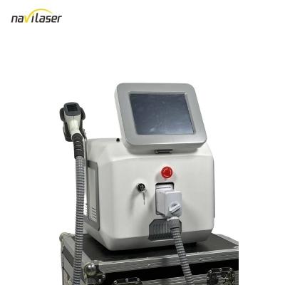 China portable ice cooling diode laser hair removal machine 12mm*12mm for sale