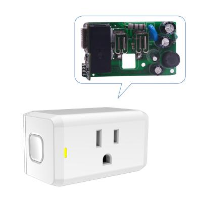 China Convenient security esp8266 esp32 Wifi socket US wifi power socket smart socket, support firmware customize for sale