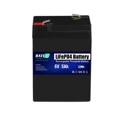 China lifepo4 deep recycle 6V 4Ah 4.5Ah 6Ah 7Ah 10Ah battery 6V 4Ah 4.5Ah 6Ah 7Ah 10Ah for sale