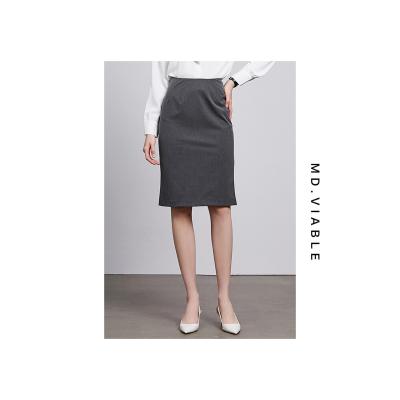 China OEM Logo Fashion Girls High Waist Modest Casual Ladies Breathable Formal Mini Skirt Classic Black Dress Skirts for sale