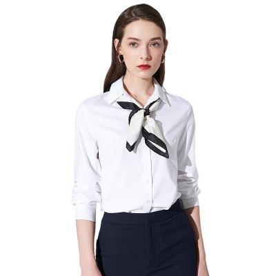 China Formal Anti-pilling Office Dress Uniform Shirts Wear For Women Business Shirt 2022 Summer Dresses for sale