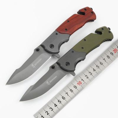 China DA308 Multi Functional Outdoor Camping Knife 440C Blade Group of Ten Folding Handle Double Action EDC Multifunctional Hunting Tactical Knife for sale