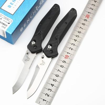 China D2 Handle D2 Blade Carbon Fiber Knife Multi Functional Outdoor Camping 940 Knife Times Stone Wash Double Action EDC Pocket Hunting Knife for sale