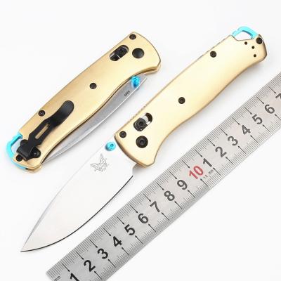 China Multi Functional Knife Copper Handle 535 Blade S90V Blade Hardness High Combat Action EDC Outdoor Tactical Hunting Pocket Knife Double Double for sale