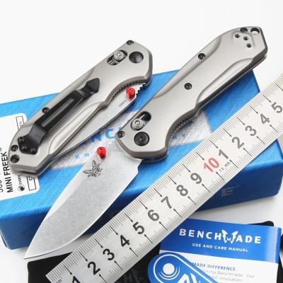 China Multi Functional Camping Knife 565-1 Titanium Alloy Folding Knife S90V Outdoor Blade High Hardness Stonewash Double Action EDC Pocket Knife for sale