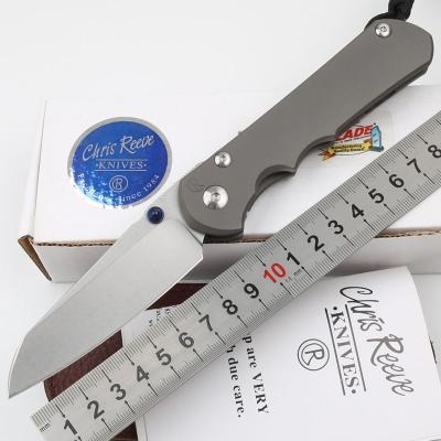 China High hardness outdoor camping combat knife 25th anniversary s35vn blade folding stone wash double action EDC pocket knife for sale