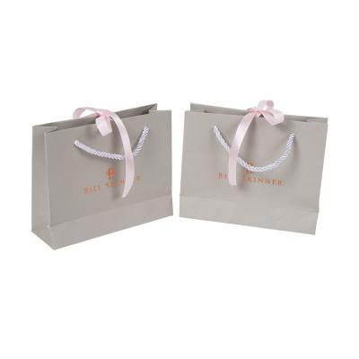 China Custom Paper Rope Type Handmade High Quality Jewelry New Design Customized Craft Paper Bag For Jewelry for sale