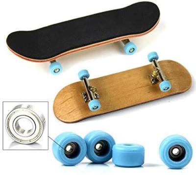 China 2022 New Youth Mini Toys Professional Maple Wood Finger Board Finger Skateboard With Ball Bearings for sale