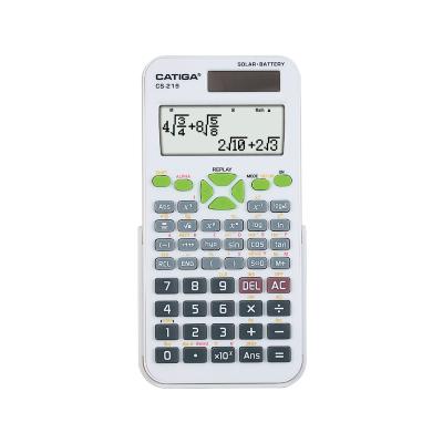 China Students Scientific Professional Mathematics Functions CATIGA 252 Electronic Calculator Solar Scientific Graphing Calculator for sale