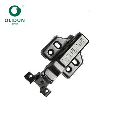 China European Style Hinge Olidun Clip On Metal Door Hinge Self Closing Mini Cabinet Concealed Frame Door Hinge Small Aluminum Concealed Hinge for sale