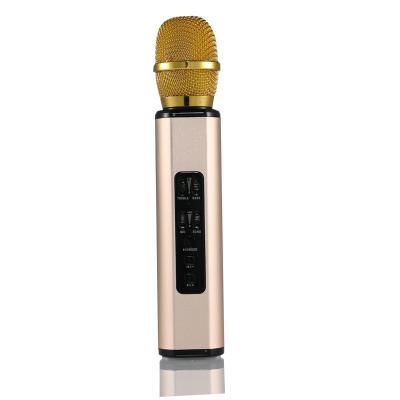 China Colorful LED Light Wireless Microphone Mobile Phone Audio Noise Reduction K6 Smart Edge - Accompanying Alone Sound Microphone for sale