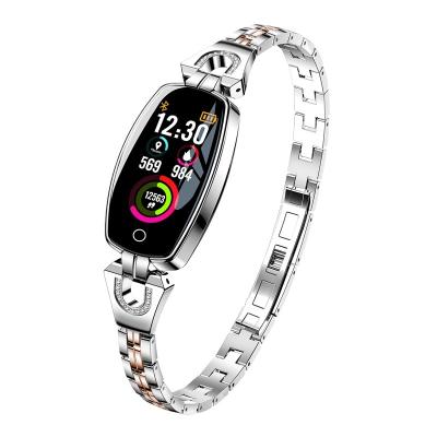 China H8 Touch Screen Lady Smart Bracelet Women Wrist Watch IP67 Heart Rate Smart Waterproof Bracelet The Latest for sale