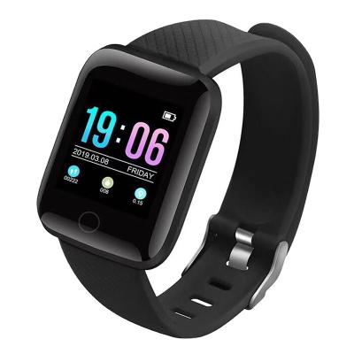 China Touch Screen New 116 Plus Smart Watch Heart Rate Blood Pressure Monitoring Sports Smart Wristband 116plus Wristband for sale