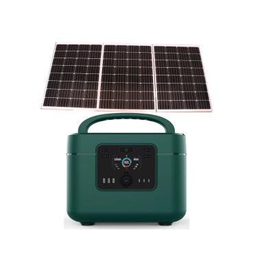 China Type C 1000w 1200w Solar System With Lifepo4 Battery Portable Power Station for sale