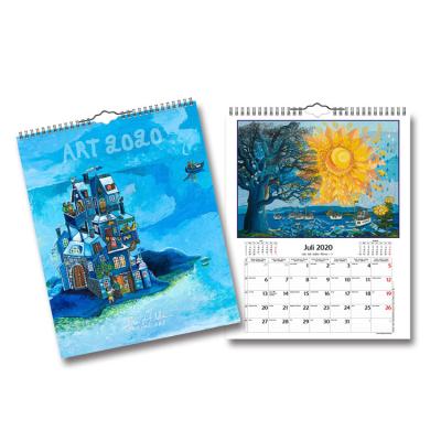 China Büro-tägliches 12-monatiges Kalender-Drucken, fördernder Kalender-Druckservice zu verkaufen