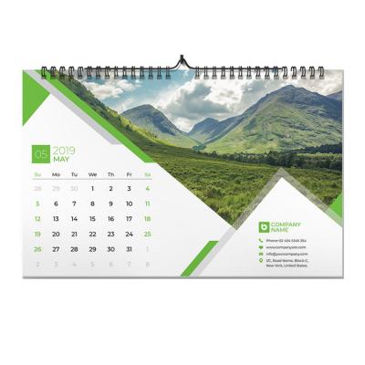 China Maandelijkse de Kalender Aangepaste Grootte Op bestelling van de Drukmuur voor Reclame Te koop