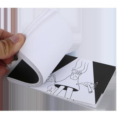 China paper & Cardboard Mini Sketch Pad For Drawing Animation Custom Flip Book Paper With Brand Discovery Logo for sale