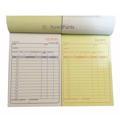 China paper & Cardboard Customized NCR Copy Paper Restaurant Guest Check Introducer Book Office Carbonless Offset Paper Receipt for sale