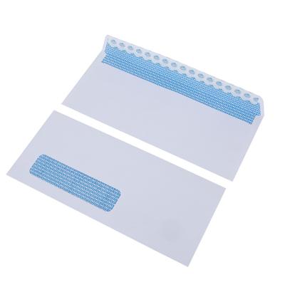 China High Quantity Gift Envelope Customized Security Business Envelopes With Self Adhesive Double Windows for sale