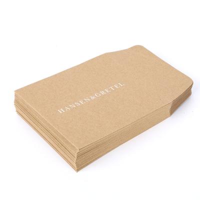 China Small Gift Wrap Kraft Paper Accessory Wrapping Thickness Folded Envelope For Gift for sale