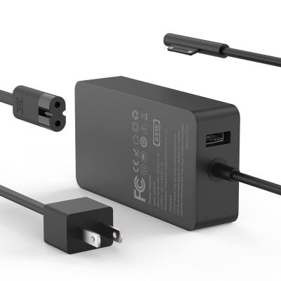 China All USB C Devices Laptop Charger 65W 44W 15V 2.58A Microsoft Surface Charger For Microsoft Surface Pro 9, 8, 7+, 7, 6, 5, 4, 3, X for sale