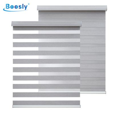 China Eco-friendly High Quality Smart Electric Polyester Wifi Zebra Light Filtering Motorized Honeycomb Blind Motor For Window for sale