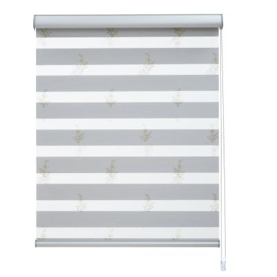 China Delicate Waterproof Zebra Blinds With Combi Pattern Blinds Curtain Wholesale for sale