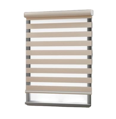 China Eco-Friendly Factory Directly Sell Customization Motorized Zebra Shade Blinds Insulated Double Layer Shades For Windows Zebra Blinds for sale