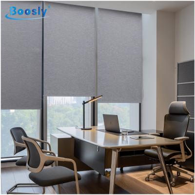 China Modern Design Traditional Indoor Style Manual Photopermeability Roller Blinds for sale